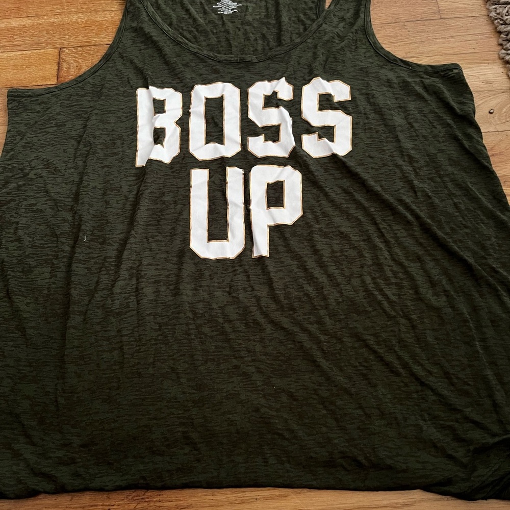 Torrid White Graphic Sleeveless Tank Top